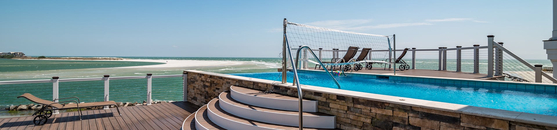 Decked Out Pool and Ocean View