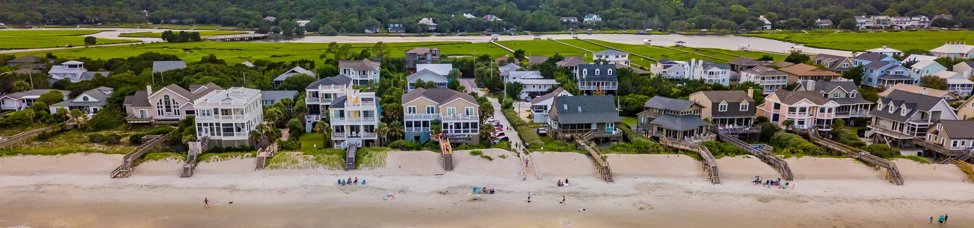 Pawleys Island Beach House Rentals Aerial