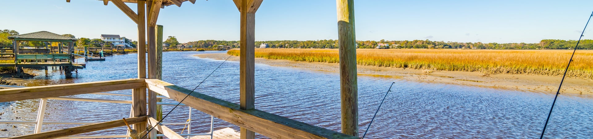 Pawleys Island Beach House Rentals Fishing Dock View